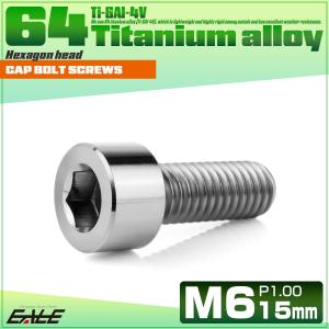 チタンボルト M6×15mm P1.0 キャッ...の詳細画像1