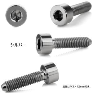 チタンボルト M6×15mm P1.0 キャッ...の詳細画像2