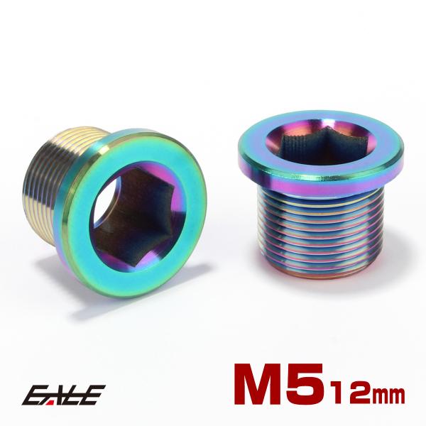 クランクアーム M15 チタン フィキシングボルト レインボー 自転車 2個セット JA197