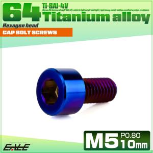 チタンボルト M5×10mm P0.8 キャッ...の詳細画像1