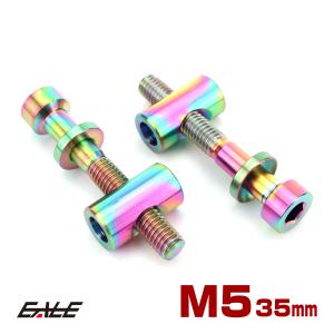 シートポスト用 固定ボルト M5 40mm チタン トムソン対応