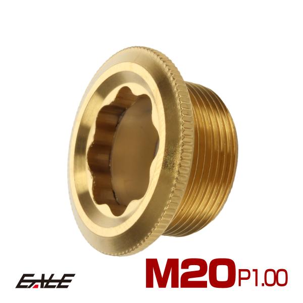 クランクアーム 固定ボルト M20×8mm P1.0 チタン 取り付けボルト ゴールド 自転車 JA...