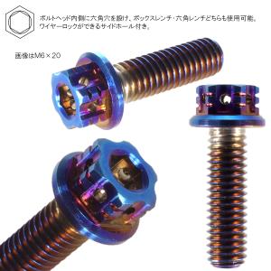 チタンボルト M6×20mm P1.00 六角...の詳細画像1