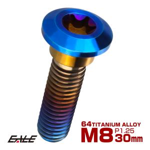 ローター ボルト M8×30mm P=1.25 チタン ブレーキディスク ローターボルト カワサキ車用 焼きチタン JA818｜eale