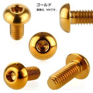 チタンボルト M5×20mm P0.8 ボタン...の詳細画像2
