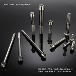 M6×20mm テーパーヘッドボルト ステンレ...の詳細画像2