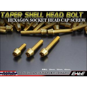 M6×30mm テーパーシェルヘッドボルト ス...の詳細画像1