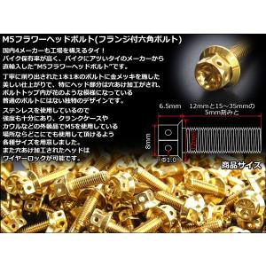 M5×20mm フラワーヘッドボルト ステンレ...の詳細画像2