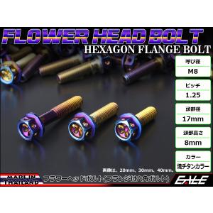 M8×30mm フラワーヘッドボルト ステンレ...の詳細画像1