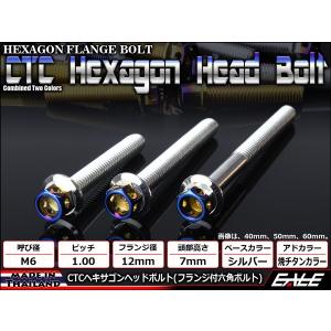 M6×30mm P1.0 フランジ ヘキサゴン...の詳細画像1