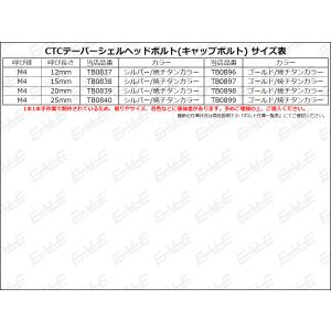 M4×20mm ステンレス テーパー シェル ...の詳細画像3