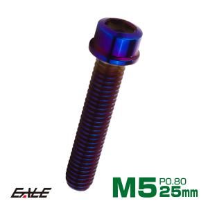 SUS304 キャップボルト M5×25mm P0.8 六角穴付きボルト スリムヘッド 焼きチタンカラー ステンレス製 TB1091