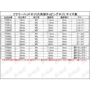 M4×16mm フラワーヘッドネジ タッピング...の詳細画像2