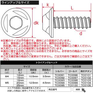 タッピングネジ M4×12mm トライアングル...の詳細画像4