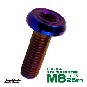 チタンボルト M8×20mm P1.25 ブレーキディスク ローターボルト ヤマハ