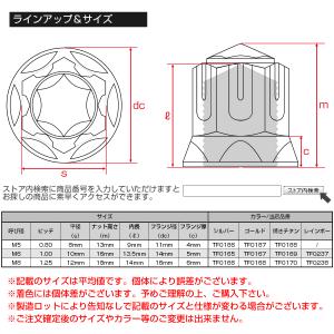 ドームナット スター M6 P1.0 SUS3...の詳細画像4
