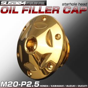 汎用 オイルフィラーキャップ M20 P2.5 スターホールヘッド