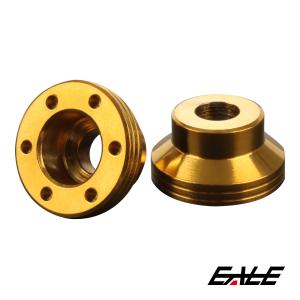 M6キャップボルト用 カラー ワッシャー フジツボ型 SUS304ステンレス ゴールド 2個セット TH0502｜eale