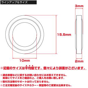 アルミ シールワッシャー 2枚セット M10 ...の詳細画像2