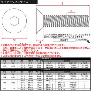 皿ボルト M4×12mm P0.7 シェルヘッ...の詳細画像4