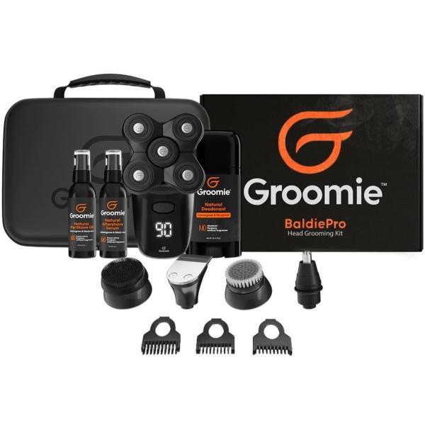 GROOMIE Crispy AF Full Grooming Kit for Bald Men  ...