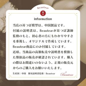 耳つぼ模型 日本語版 耳模型 耳つぼ学習 教材...の詳細画像5