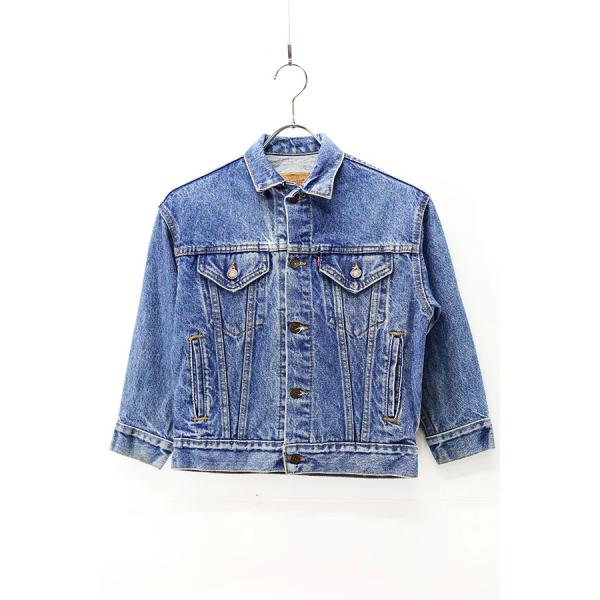 Used Kids 90s Levis 57508-0218 Blue Denim Jacket S...