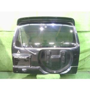 パジェロ LA-V73W V75W バックドア リア テールゲート ASSY ロングアクティブフィールド 4WD 6G72 X24 黒 ブラック MN133924