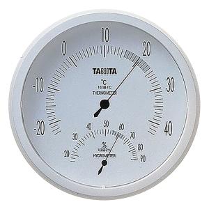 タニタ 温湿度計 温度 湿度 アナログ 壁掛け ホワイト TT-492 WH｜earth-c