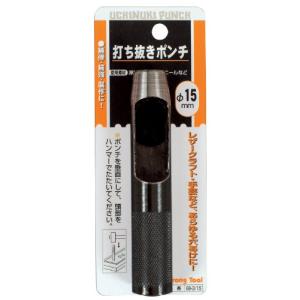 イチネンアクセス ツール事業部 イチネンアクセス Strong Tool(ストロングツール) ハトメ 皮ポンチ 15mm 69ー3/15 60224｜earth-c