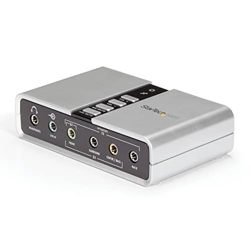 StarTech.com 7.1ch対応USB-DACヘッドホンアンプ S/PDIF対応 8x 3....