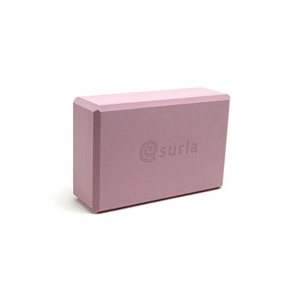 suria [ ヨガブロック ローズグレイ ] EVA 高密度 23×15×7.5 cm 300g ...