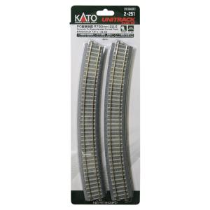 KATO HOゲージ PC曲線線路 R790-22.5° 4本入 2-251 鉄道模型用品
