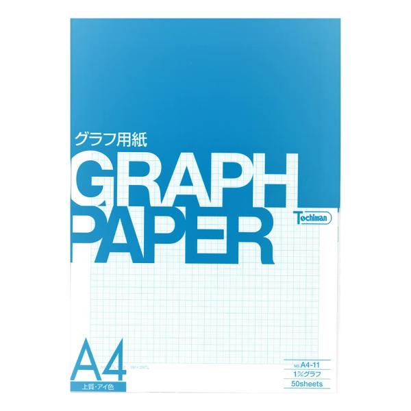 SAKAEテクニカルペーパー 方眼紙 1mmグラフ 上質紙 81.4g/m2 A4 50枚 アイ色 ...