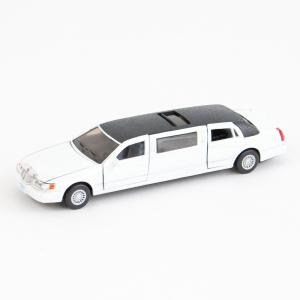 Kinsmart/キンスマート◇1999リンカーン ストレッチ リムジン1/38ダイキャストモデルミニカー/ホワイト｜earth-c