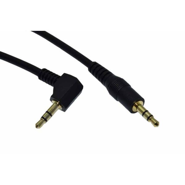 ステレオミニプラグケーブル 3.5φ 3.5mm (オスーオス 片側L型) 3m LAV-AS30L