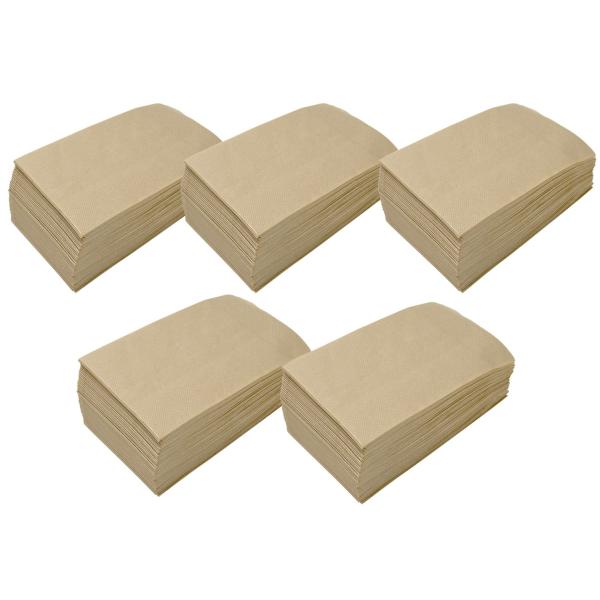 大黒工業 ペーパーナプキン ナチュラル 25×25cm 未晒 6ツ折り 31224 500枚入