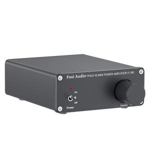 Fosi Audio V1.0 オーディオアンプ2チャンネル ステレオHiFiデジタルアンプ パワーアンプ TPA3116ミニ クラスDアンプ 50｜earth-c