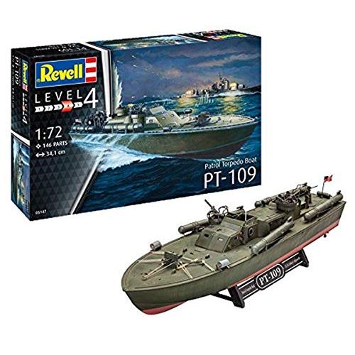 ドイツレベル 1/72 アメリカ海軍 PTボート PT-109魚雷艇 プラモデル 05147