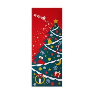 [さらさ] 季節彩る 四季彩布 手拭い 日本製 sy-59 (12月 クリスマス)｜earth-c