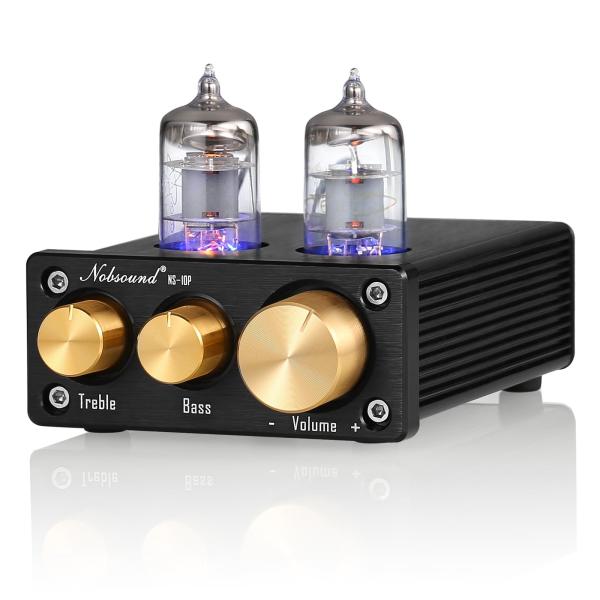 Nobsound NS-10P Mini 真空管プリアンプ Hi-Fi AUX ライン プリアンプ ...