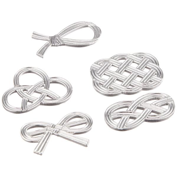 能作　箸置 - 結び - ５ヶ入　〔錫100%〕　501712