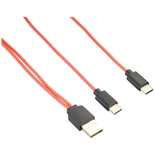 SSA Service エスエスエーサービス 充電専用 USB Type-C 2股ケーブル [ 合計...