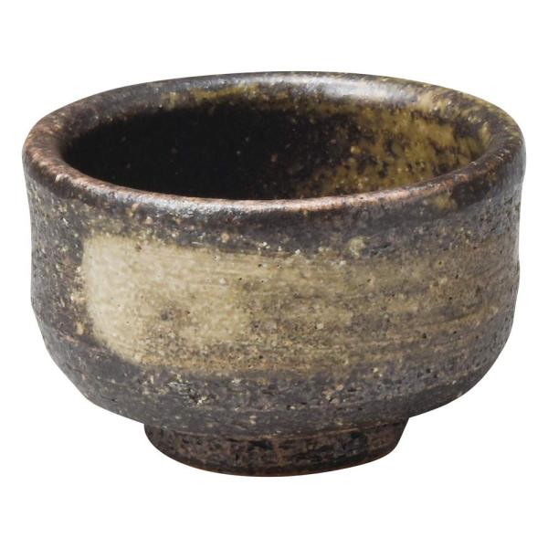 丸伊製陶 信楽焼 黒柿 ぐい? へちもん 50ｍl 6.5cm MR-3-3139