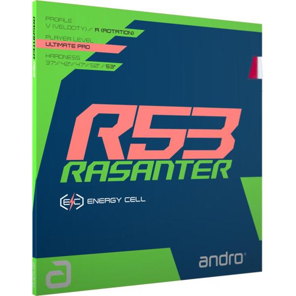 andro(アンドロ) 卓球 ラバー ラザンター R53 裏ソフト UMテンション アカ 1.7 1...