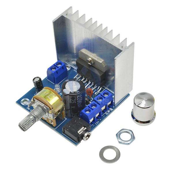 Hailege TDA7297 AC/DC 12V 2x15Wデジタルステレオオーディオアンプデュア...