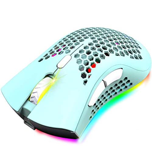 ゲーミングマウス 両利き使用対応 手首の痛みを予防 PUBG/荒野行動対応 LEDライト 高精度ター...