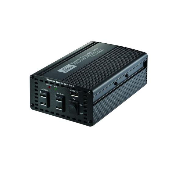 セルスター インバーター PI-500/24V 24V 定格出力400W USB対応 コード長70c...