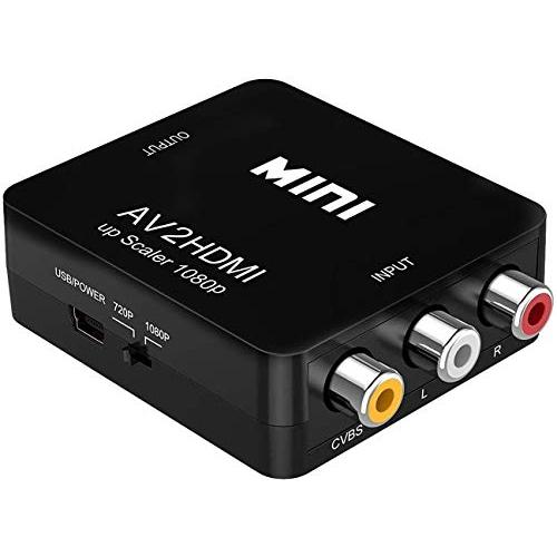 RCA HDMI 変換 コンバーター AV to HDMI変換アダプター AV2HDMI USBケー...