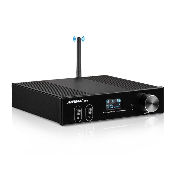 AIYIMA D03 Bluetooth5.0 パワーアンプ 150W * 2 HIFI2.1デジタ...